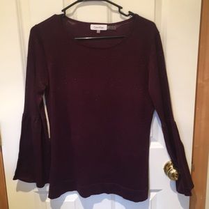 Calvin Klein Dark Purple Sweater